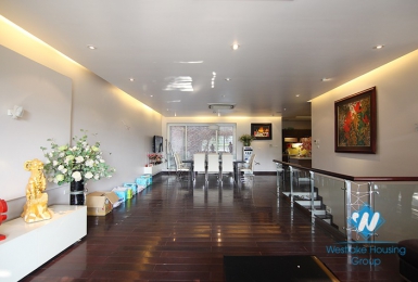 Gorgeous house with big living room in Westlake Tay Ho, Hanoi, Vietnam area for rent 